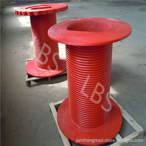 Lebus Grooved Geometry Drum for Crane Winch